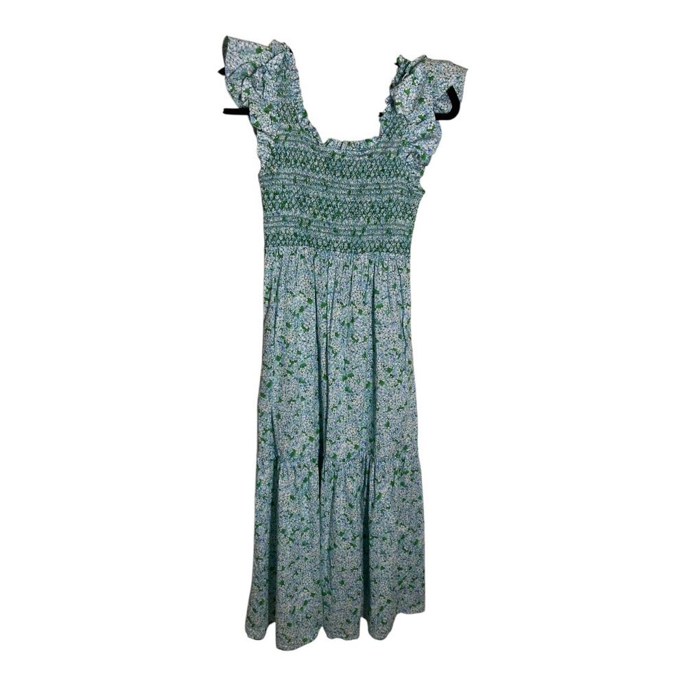 Tuckernuck Smocked Flutter Sleeve Midi Dress - image 5